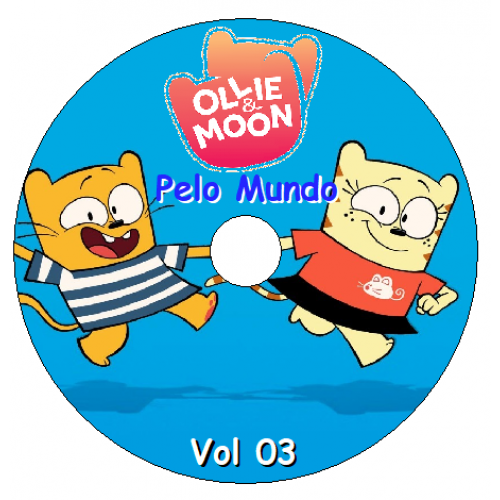 5 DVDs Ollie e Moon pelo Mundo